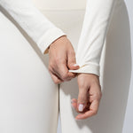 SEAMLESS RIBBED SUNSET LONG SLEEVE TOP