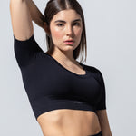 SEAMLESS RIBBED SUNSET CROP TOP